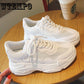 Mesh Women Casual Shoes Lace-up Men Shoes Lightweight Plus Size Breathable Walking Sneakers