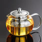 1 PC 650 ML 950 ML 1300 ML Teapot Resistant Glass With Stainless Steel Infuser Lid Office Home