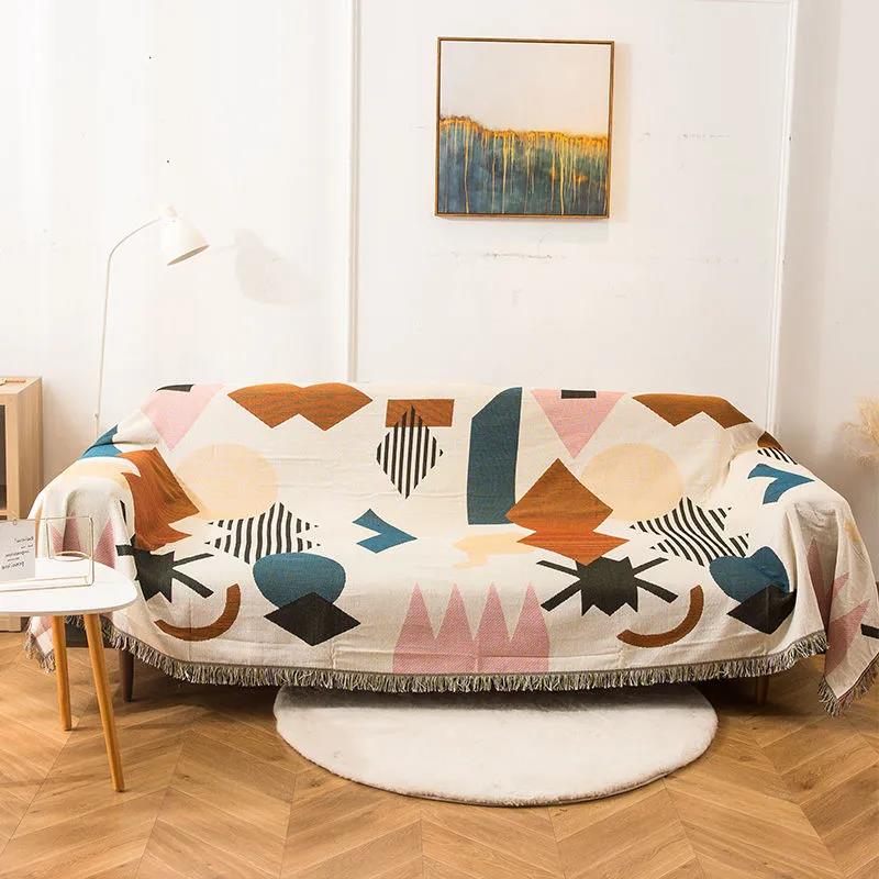 Anti-cat Scratch Sofa Cover Full Cover Cloth Blanket Universal Dustproof Universal All-inclusive Chaise Longue Sofa Cushion Protective Cover