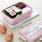 1000ml Microwave Lunch Box Wheat Straw Dinnerware Food Storage Container Portable Bento Box