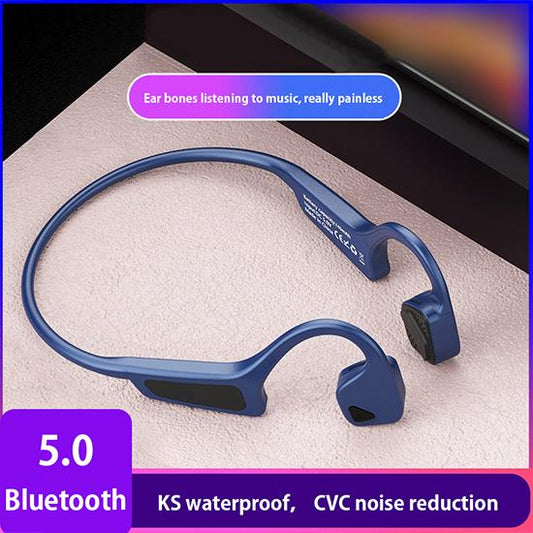 Bone Conduction Wireless Headphones Hifi Bluetooth Earphones Sport Gaming Headset Handsfree with Mic