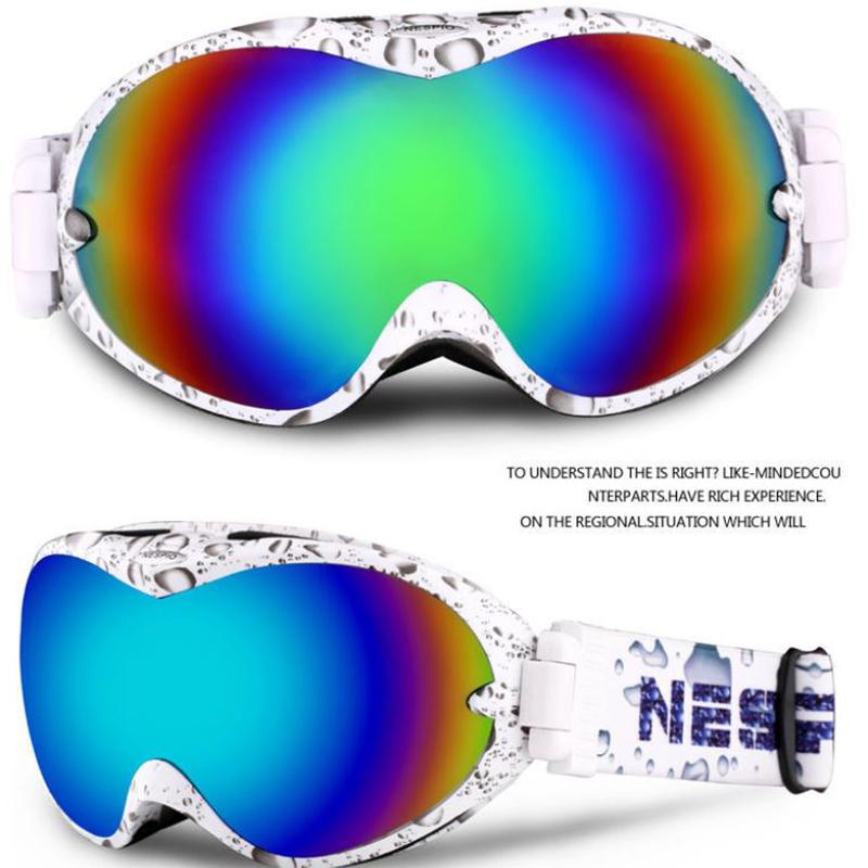 Ski Goggles Double Anti-fog Glasses for Men and Women Cocaine Myopia Glasses Adult Mountaineering Snow Protective Eyepiece Equipment