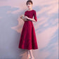 Evening Dress Female Temperament Birthday Mini Dress Mid-length Banquet Noble Toast Dress Host Dress