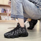 Men's Shoes Breathable Leisure Mesh Sports Running Shoes Flying Woven Socks Ins Dad Tide Shoes