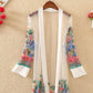 Women's Ethnic Style Loose Outer Chiffon Cardigan Thin Beach Mid-calf Length