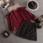 Pofulove Women Ruffled Long Sleeve Shirt+Sexy Pleated Skirt 2pcs Office Lady T-shirt Skirt Suits