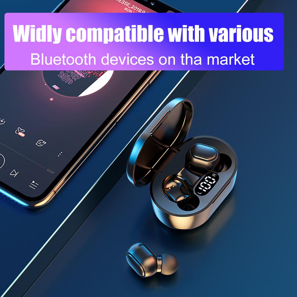 Wireless Headphones Bluetooth 5.0 Earphones Sport Earbuds Handsfree Headset with Mic Charging Case