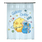 Cartoon Cute Astronaut Starry Sky Universe Curtain Bedroom Living Room Children's Room Balcony Background Curtain