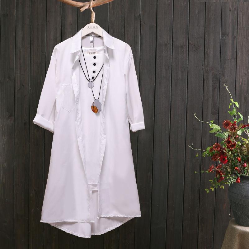 Long-sleeved Plaid Shirt Women's Sun Protection Shirt Medium and Long Loose Beach Sun Protection Shirt Cardigan Air-conditioning Shirt Jacket