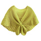 Sunscreen Shawl Female Summer Thin Shawl with Skirt High-end Hollow Shawl Knitted Short Shawl All-match Clothing Knotted Fake Collar Neck Scarf