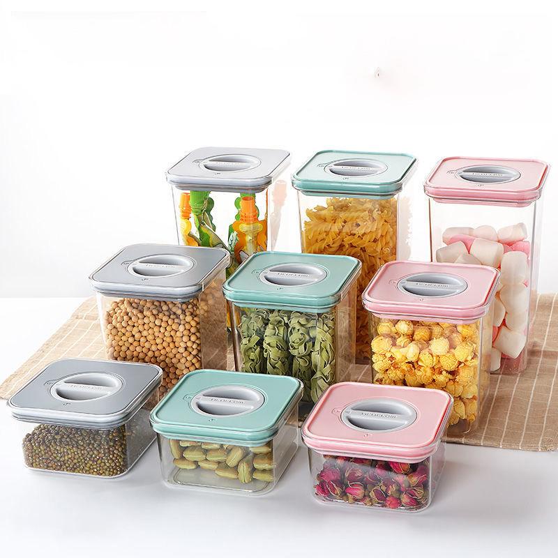Grains Sealed Storage Tank Transparent Plastic Food Grade Storage Tank Snacks Dry Goods Pet Food Storage Box