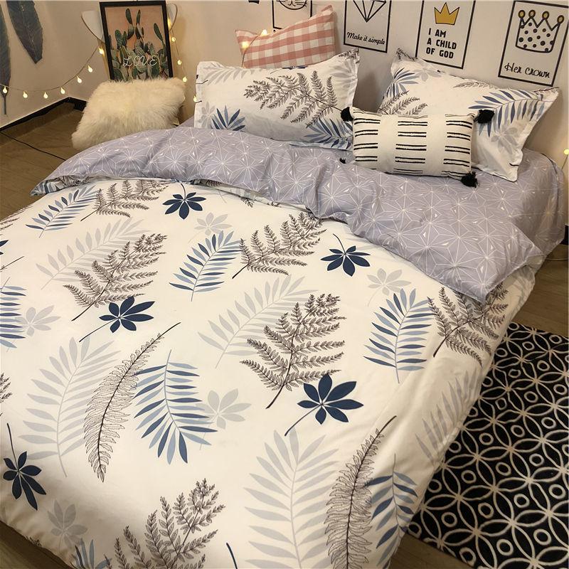 Korean Ins Xiaoxianghua Four-piece Bedding Student Dormitory Bed Sheet Set Household Daily Necessities