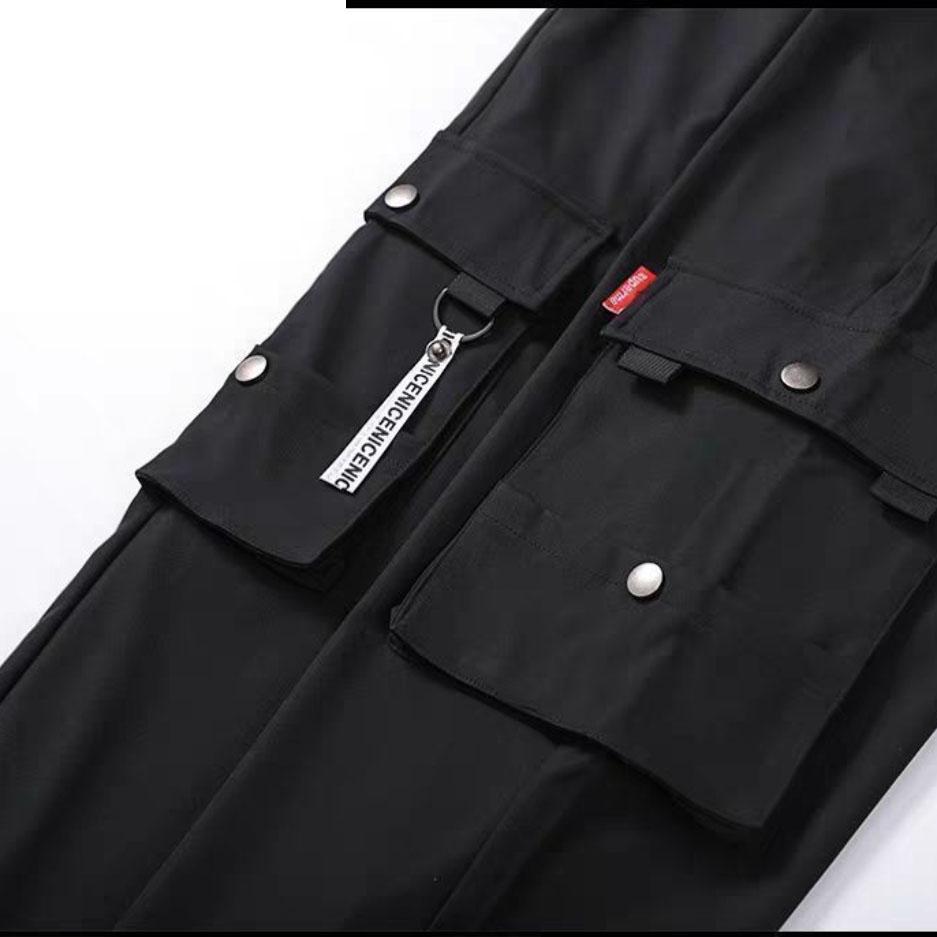 Men's Leggings Overalls, Trendy Brand Student Sports Pants, Men's Pants, Nine-point Pants, Casual Harem Pants