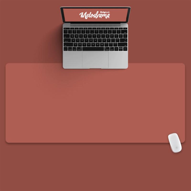 Chinese Style Solid Color Mouse Pad Oversized Office Computer Keyboard Pad Desk Pad Student Custom Medium Trumpet