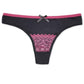 6 Pieces/set of Underwear Lace G String Underwear Female T Back Sexy Fashion Hollow Wide Belt Ladies Transparent Panties