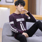 Autumn and Winter Slim Men's Sweater Long-sleeved Pullover Low-neck Jacket Fashion Casual Stretch Top