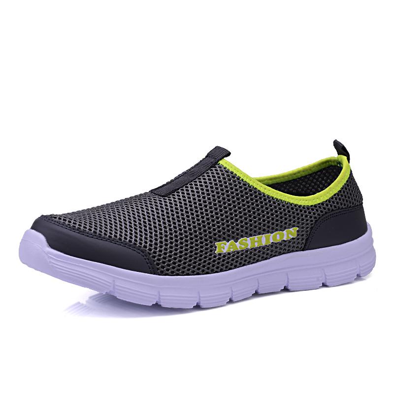 Men and Women Summer Shoes Air Mesh Casual Shoes Lightweight Breathable Water Slip-on Men Sneakers