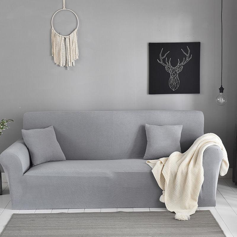 Pure shades Elastic Cover for Sofa Living Room Slipcover Sofa Cover Stretch couch Cover 1/2/3/4 Seat
