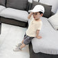 Boys' Pure Cotton Sweat-absorbent Breathable Soft Short-sleeved + Shorts Two-piece Summer Leisure and Comfortable Children's Suit