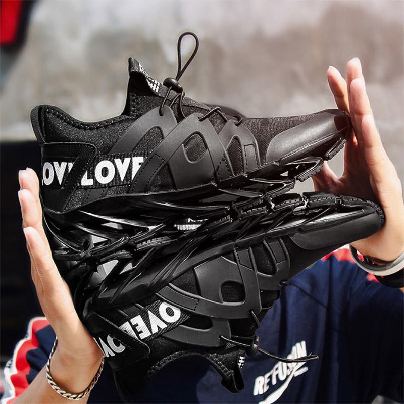 Running Shoes Casual Mesh Sneakers Comfortable Breathable Shoes Men's Height Increasing Shoes