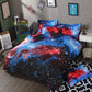 3D Creative Starry Sky Bedding Net Red Personality Realistic Four-Piece Set Double Student Bedding