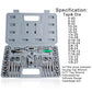 40pcs Tap Die Set Hand Thread Plug Taps Handle Metric Tap Dies Holder Set Threading Tool