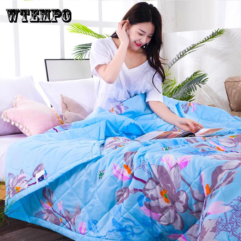 WTEMPO Brand Quilt Blanket Comfortable Summer Cool Air Conditioning Is Fashion Home Goods
