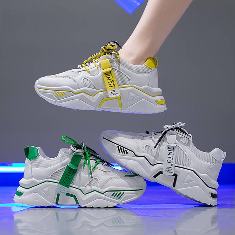 Fashion Platform Sneaker Women Vulcanized Shoes Casual Sneakers Lace Up Dad Shoe Platform Women Shoe