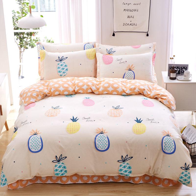 Cotton Quilt Cover Single Piece Cotton Quilt Cover for Double Bed