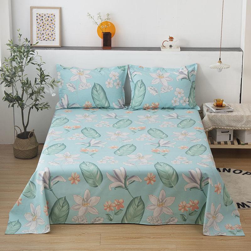 Four-season Universal Cotton Home Textile Bedding Three-piece Cotton Fabric Absorbs Sweat Keeps Warm Breathable Exquisite Patterns Easy To Fold