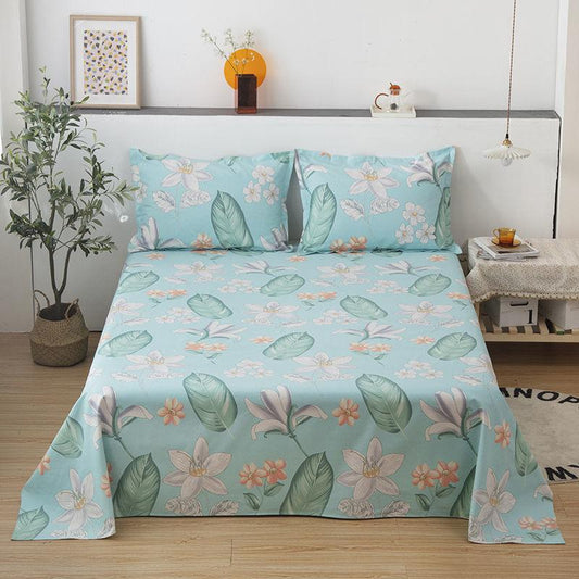 Four-season Universal Cotton Home Textile Bedding Three-piece Cotton Fabric Absorbs Sweat Keeps Warm Breathable Exquisite Patterns Easy To Fold
