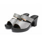Women's Summer Fashion Increased Slope Fish Mouth Sandals All-match Casual Shiny Sandals and Slippers