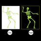 [Wall sticker ]Luminous Skull Skeleton Halloween Decoration Wall Stickers For Party Window Wall Deca