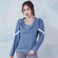 Sports Jacket Women Hooded Running Training Fitness Top Loose Zipper Cardigan Casual Long Sleeve Yoga Wear