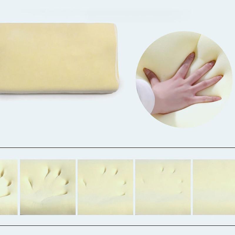 Comfortable Sleep Aid Memory Foam Pillow Single Cervical Spine Pillow Slow Rebound Pillow Core Washed Cotton Pillowcase