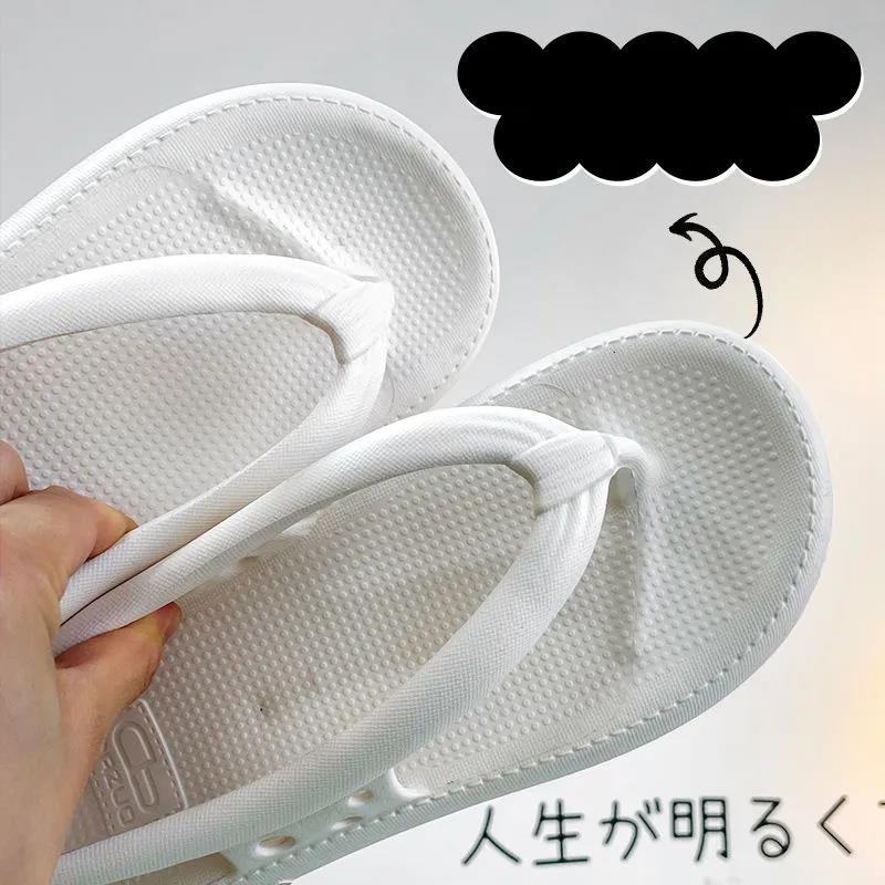 Flip-flops Summer Women's Thick-soled Outdoor Wear Slippers Non-slip Sandals Clip-on Beach Sandals Men's Couple Shoes