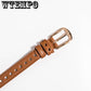 Fashion Leather Adjustable Belt Female Brown Waist Belts Women Dress Strap