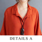 WTEMPO Plus Size Women Dress Summer Turn-down Collar Long Dress Casual Mid-calf Length Color Block Button