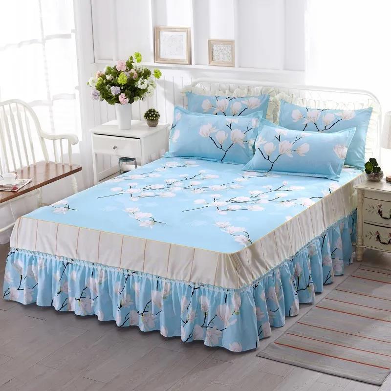 Bedroom Household Korean Style Princess Bed Cover One-piece Bed Skirt Bed Sheet Sheet Simmons Protective Cover