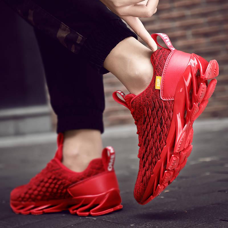 Men Sneaker Blade Running Shoes Fashion Walking Jogging Tennis Shoes Breathable Casual  Shoe