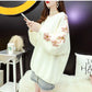 Pullover Women's Sweater Winter Loose Loose Outside Wear Small Fresh Retro Knitted Top