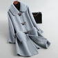 Elegant Autumn Winter Women Long Coat Jacket Casual Wool Overcoat Fashion Solid Long Cashmere Coats