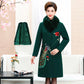 Women's Embroidery Coat Woolen Coat 2019 Autumn Winter Plush Cotton Wool Coat Female Outwear