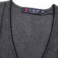 Autumn and Winter Knitted Vest Men's Elastic Cardigan Middle-aged Men's Sleeveless Loose Vest Dad Wear Waistcoat Elderly Sweater
