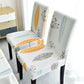 Two-piece Household Conjoined Elastic Chair Cover Modern Minimalist Dining Chair Cover Through Stool Chair Cover