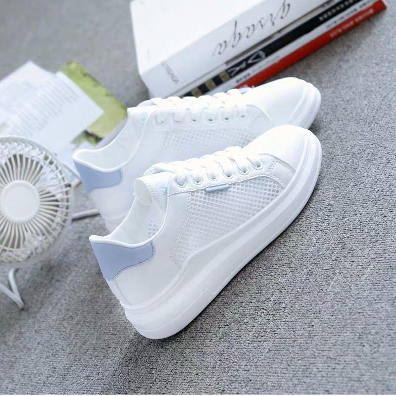 Net Shoes Summer Round Head Color Matching Breathable and Comfortable Fashion Women's Shoes