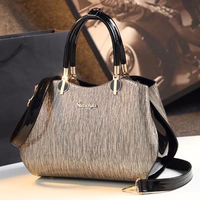 Woman Big Casual Tote Luxury Patent Leather Bags Womens Designer Handbag Shoulder Messenger Bag
