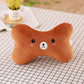 Plush Car Headrest Car Seat Waist Pillow Cute Cartoon Soft Neck Pillow Car Interior
