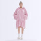 Wearable TV Blanket Hooded Blankets for Adult Sofa Cozy Super Soft Warm Blanket with Sleeves Hoodie Oversized Sweatshirt