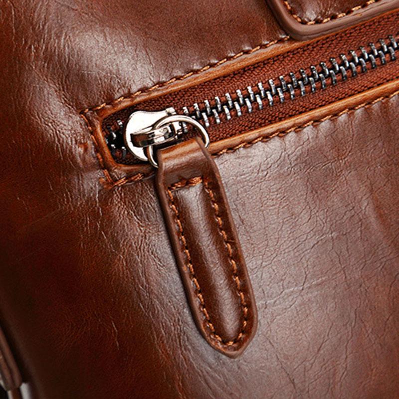 Business Briefcase Men Large Capacity Black Anti-theft Handbag Crossbody Bags Shoulder Computer Bag